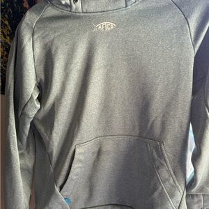 AFTCO Steel Gray Hoodie Size Medium